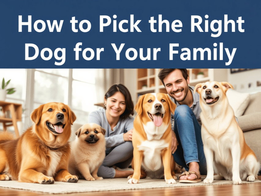 How to pick the right dog for your family